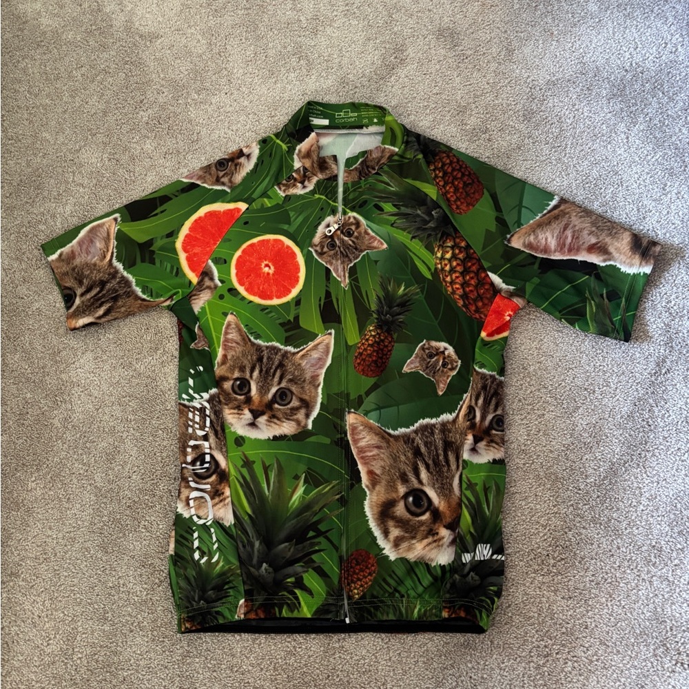 Corbah Cycling Jersey - Kitty Pineapple